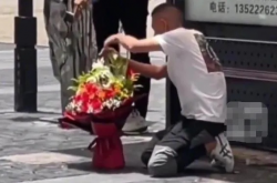 疑似赵丽颖与神秘男子带儿子郊游，温馨画面引网友热议