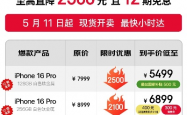 国补版iPhone 16 Pro一经上市便被抢购一空，消费者热情高涨！