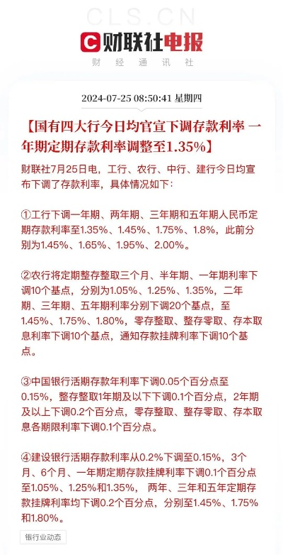 存款利率全面迈向1时代，金融政策调整下的理财新趋势