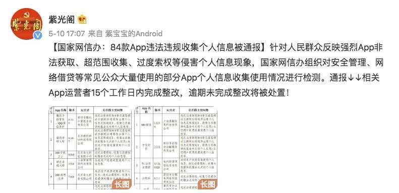紧急通报，65款APP涉嫌违法收集个人信息，用户隐私安全引关注